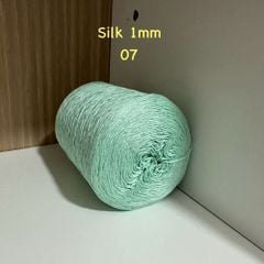Cuộn sợi 100% Silk 1mm, 300g màu trơn