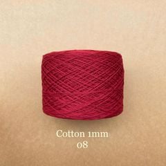 Sợi Cotton 1mm, 300g, đan móc áo, váy, khăn