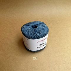 Sợi lấp lánh Cotton Twinkle nhập từ Loveyarns, đan móc áo, váy, khăn
