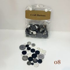 Túi cúc nhiều màu, đủ kích cỡ và kiểu dáng, Chou.ihandmade