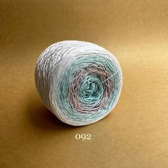Cầu vồng sợi Silk, cỡ 1.0mm, 300g, dòng bánh, đan móc áo, váy, khăn