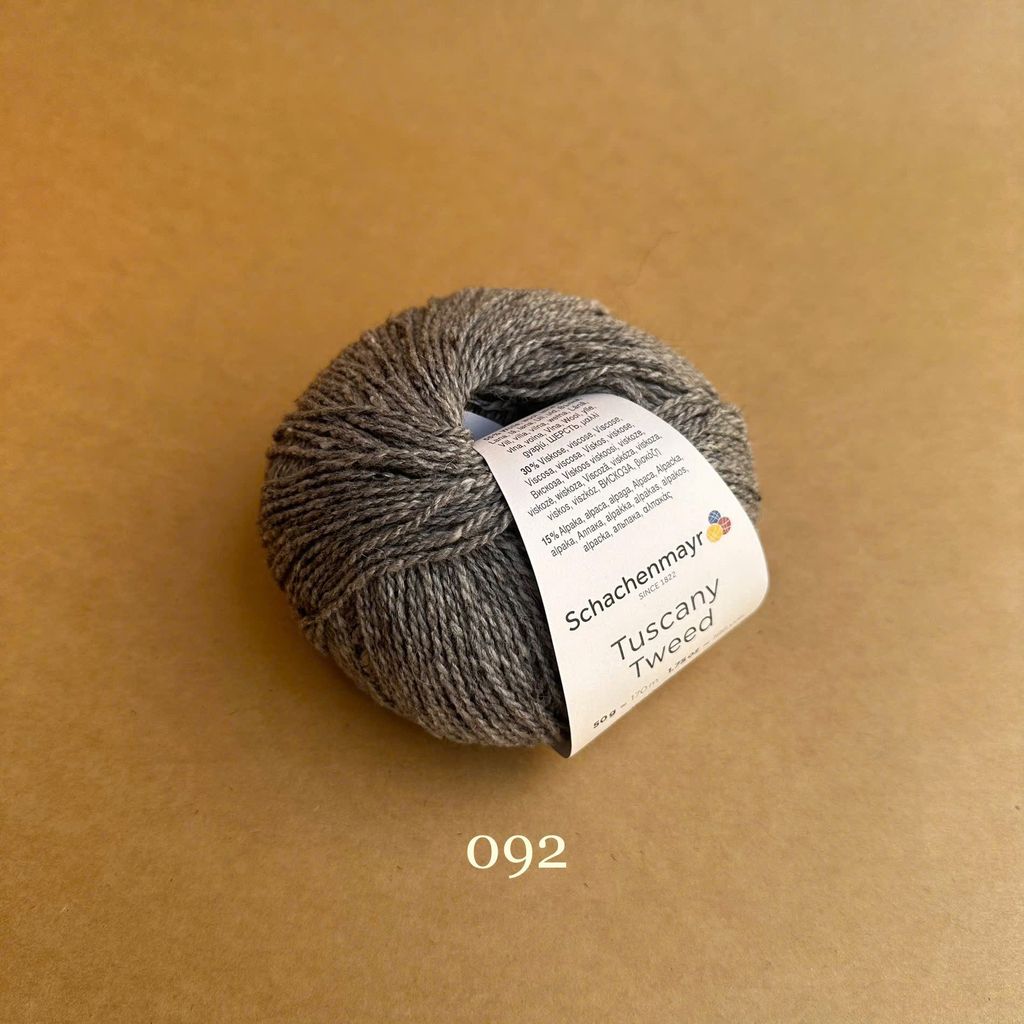 Len Tuscany Tweed - Schachenmayr, đan móc áo, váy, khăn, nón