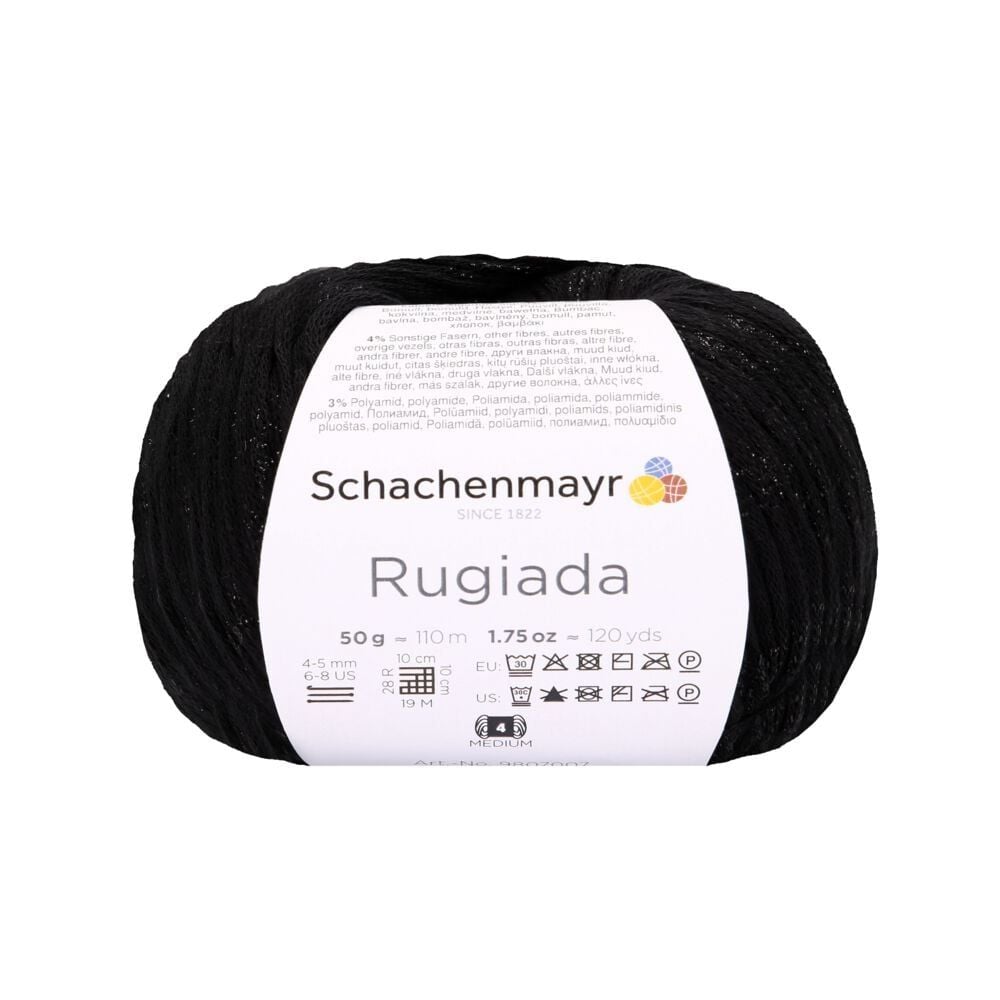 Sợi cotton lấp lánh Rugiada - Schachenmayr, đan móc áo, khăn