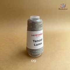 Sợi Tencel Lurex nhập từ Loveyarns, đan móc áo, khăn