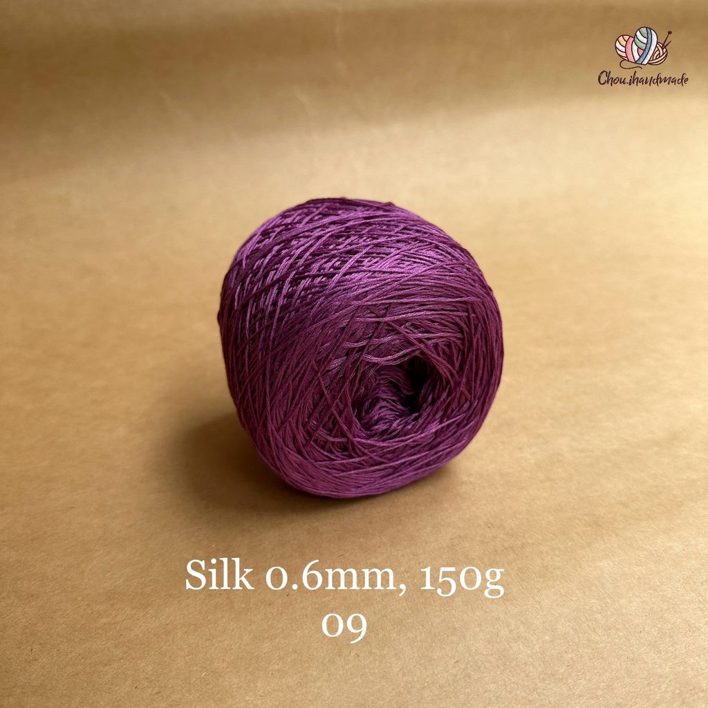 Cuộn sợi 100% Silk 0.6mm, 150g