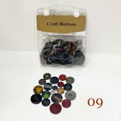 Túi cúc nhiều màu, đủ kích cỡ và kiểu dáng, Chou.ihandmade