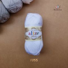 Sợi acrylic bóng Diva nhập khẩu từ Alize yarns đan móc bikini, áo, váy, thú, nón cực xinh