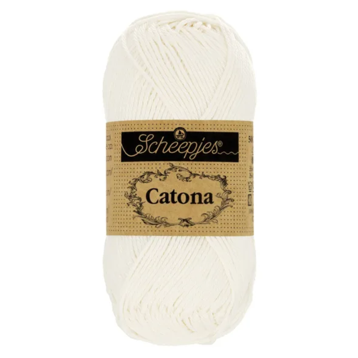 Sợi cotton Catona 50g - Scheepjes, đan móc áo, nón, búp bê