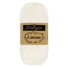 Sợi cotton Catona 50g - Scheepjes, đan móc áo, nón, búp bê