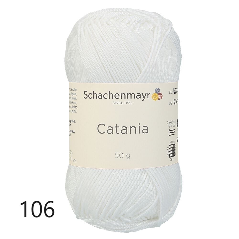 Sợi cotton Catania nhập khẩu từ Schachenmayr, đan móc áo, váy, khăn, móc thú