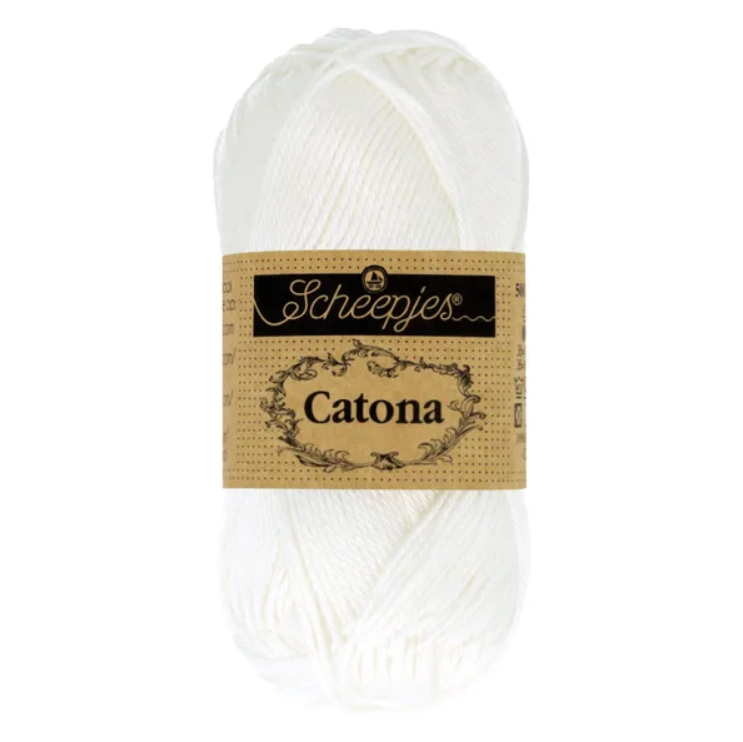 Sợi cotton Catona 50g - Scheepjes, đan móc áo, nón, búp bê