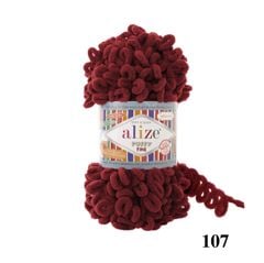 Cuộn len tết bằng tay Puffy Fine hãng Alize Yarns tết áo, khăn, vỏ gối, chăn, thảm, túi