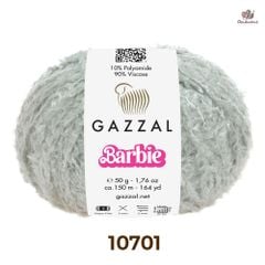 Len lông xù Barbie nhập từ Gazzal, đan móc áo, váy, khăn