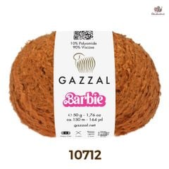 Len lông xù Barbie nhập từ Gazzal, đan móc áo, váy, khăn