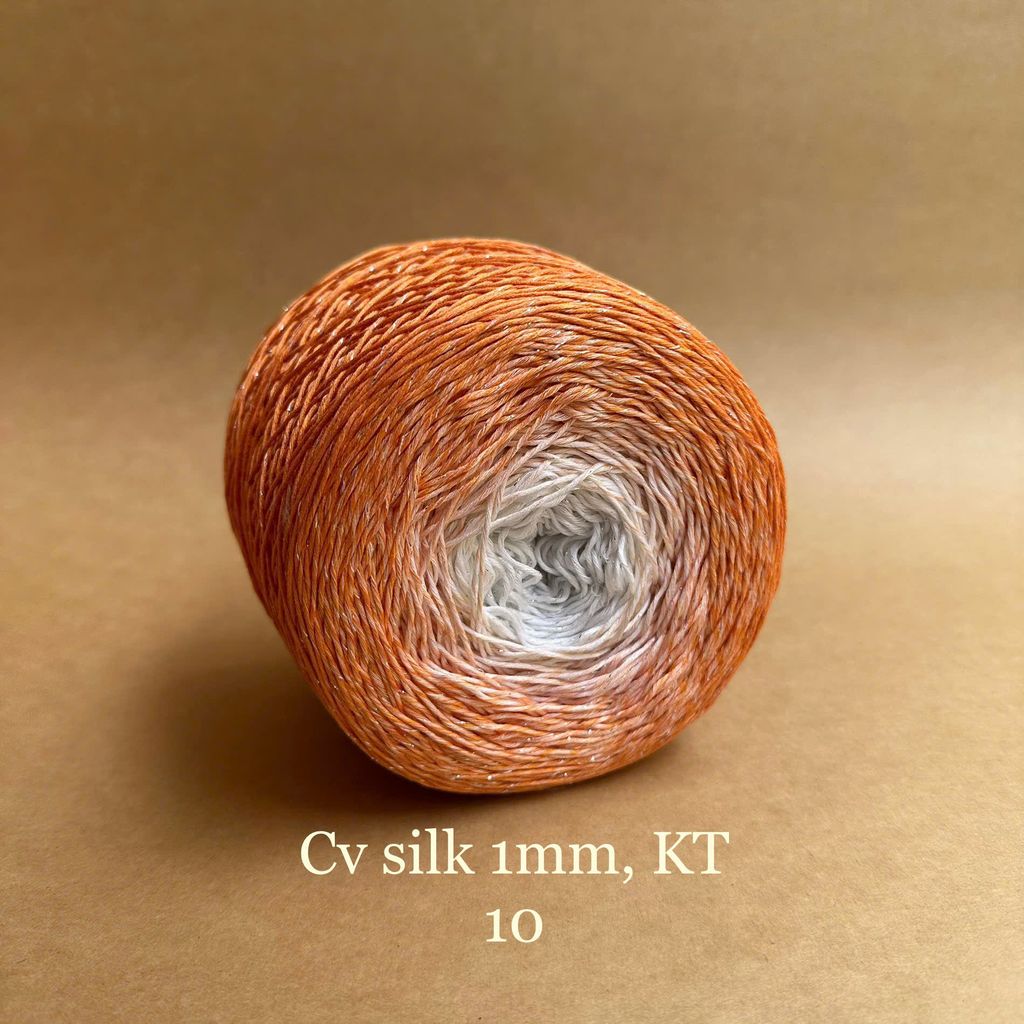 Cầu vồng sợi Silk kim tuyến, cỡ 1.0mm, 300g, đan móc áo, váy, khăn