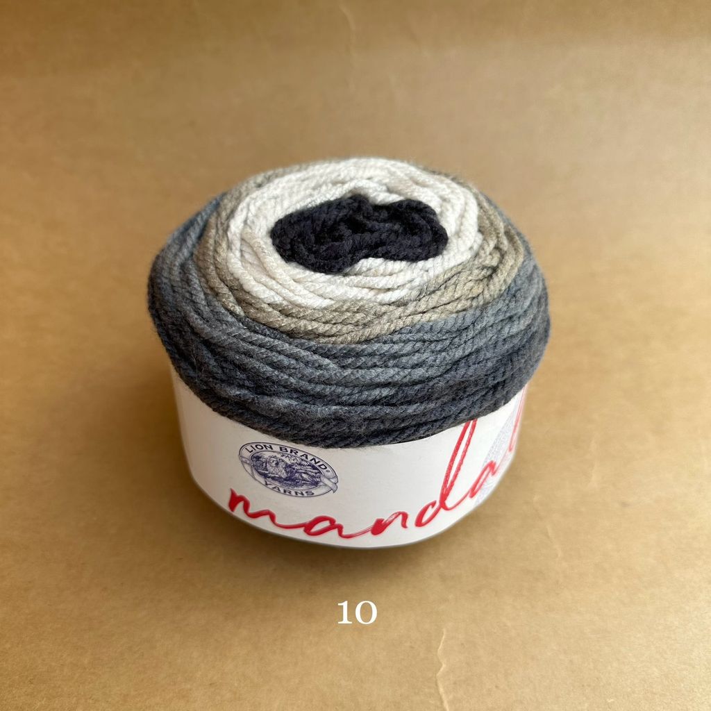 Len cầu vồng Mandala - Nhập khẩu từ hãng Lion Brand - 100% Premium Acrylic - 150gram dài 173m