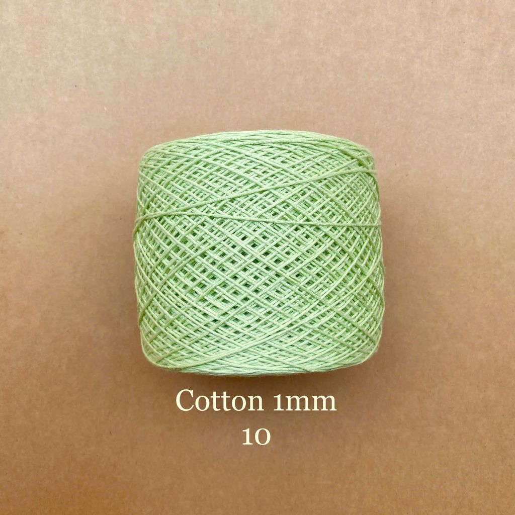 Sợi Cotton 1mm, 300g, đan móc áo, váy, khăn