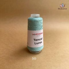 Sợi Tencel Lurex nhập từ Loveyarns, đan móc áo, khăn