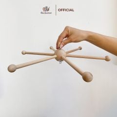 Bộ khung gỗ treo nôi, dùng để đan móc đồ dùng nội thất, Chouihandmade