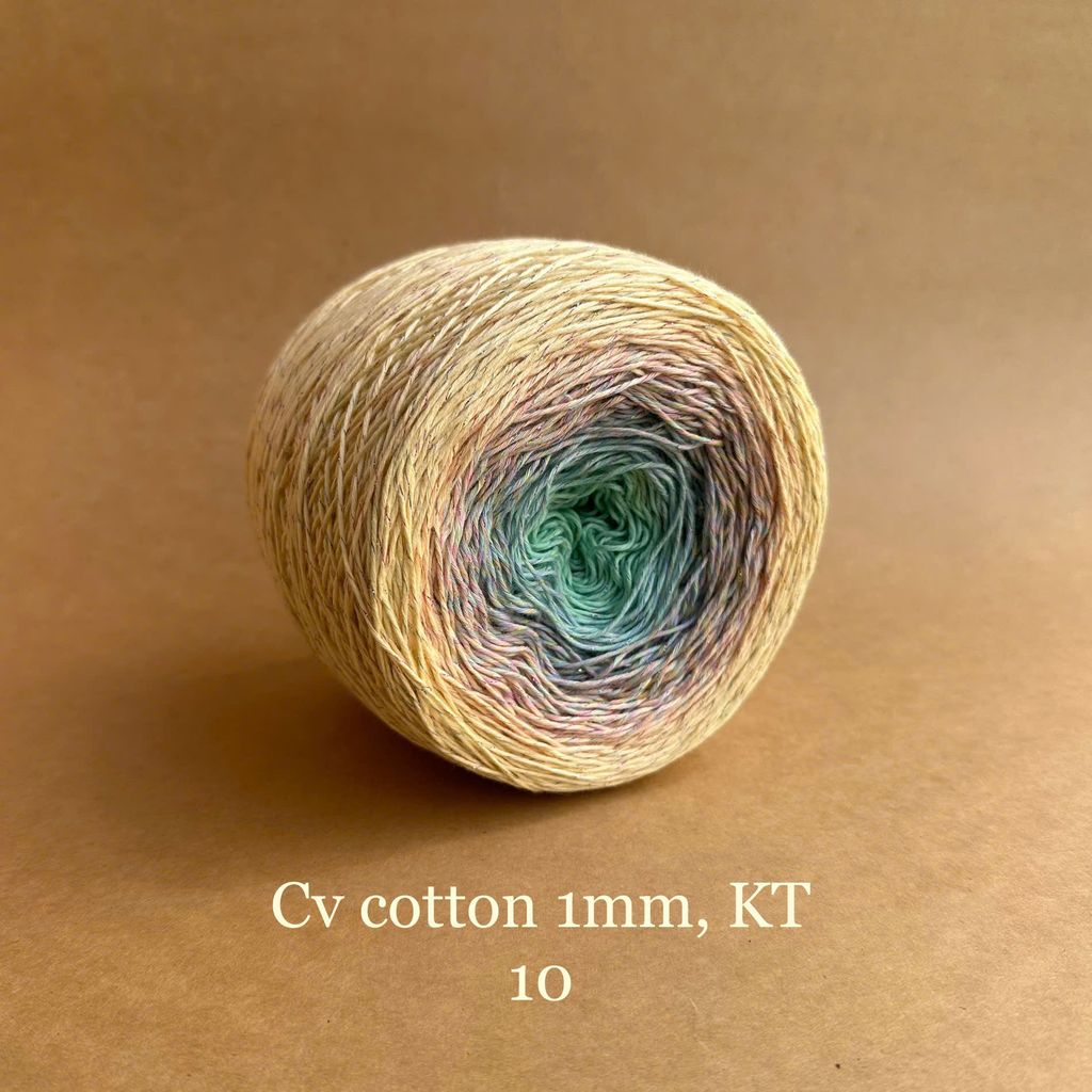 Sợi cầu vồng Cotton 1mm, kim tuyến