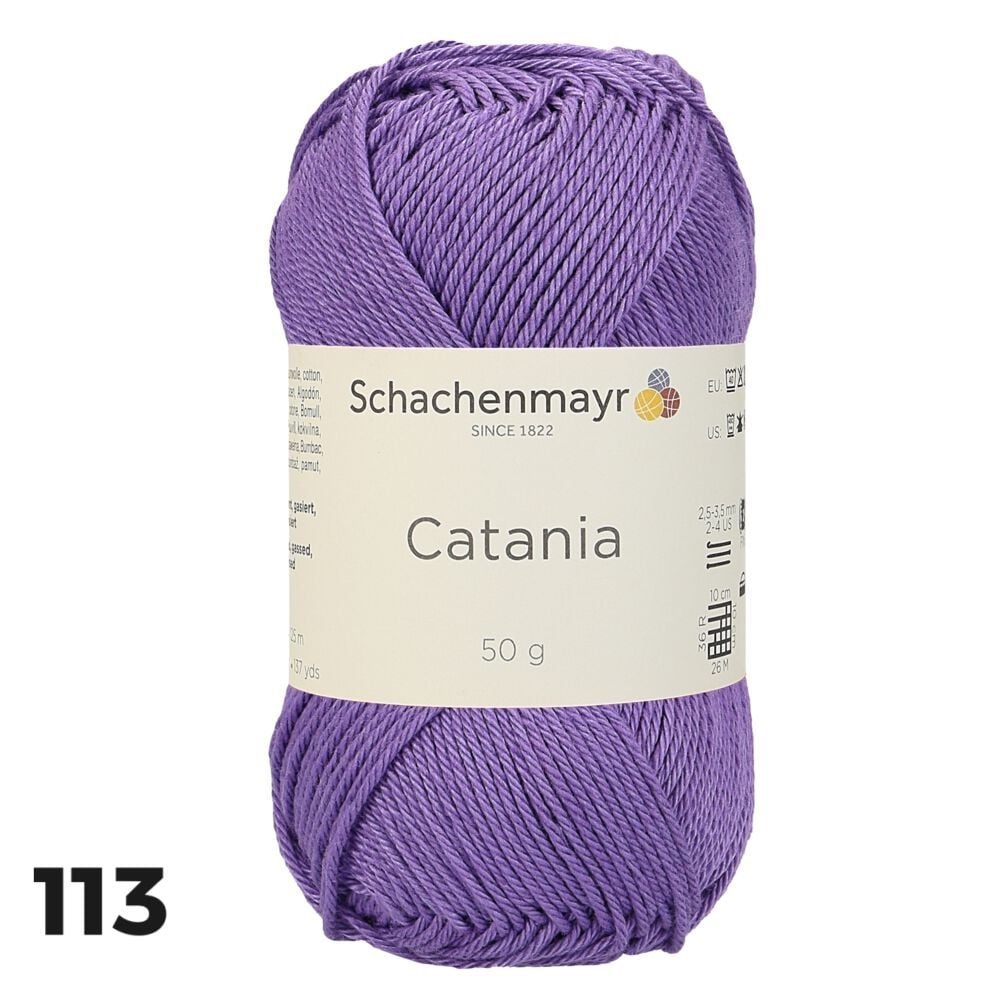 Sợi cotton Catania nhập khẩu từ Schachenmayr, đan móc áo, váy, khăn, móc thú