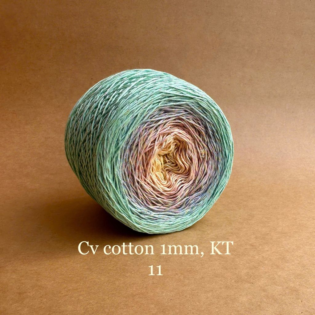 Sợi cầu vồng Cotton 1mm, kim tuyến
