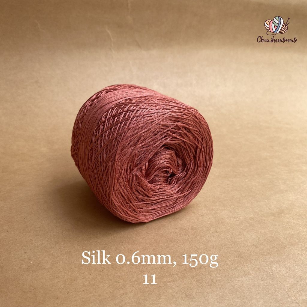 Cuộn sợi 100% Silk 0.6mm, 150g