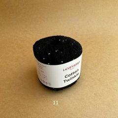 Sợi lấp lánh Cotton Twinkle nhập từ Loveyarns, đan móc áo, váy, khăn