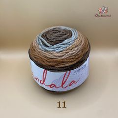 Len cầu vồng Mandala - Nhập khẩu từ hãng Lion Brand - 100% Premium Acrylic - 150gram dài 173m