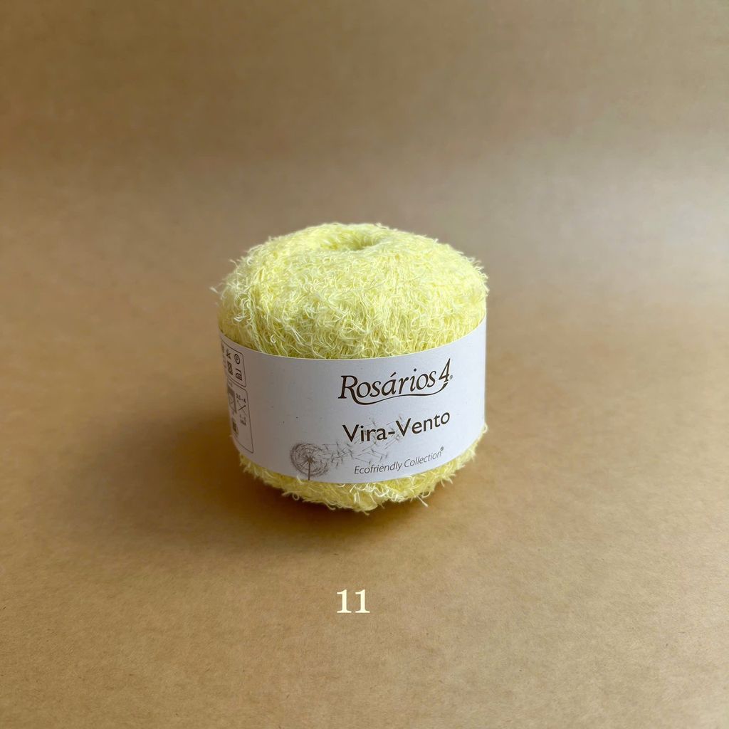 Sợi cotton Vira-Vento nhập từ Rosarios 4, đan móc áo, váy, khăn