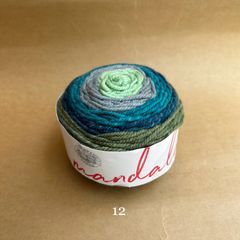 Len cầu vồng Mandala - Nhập khẩu từ hãng Lion Brand - 100% Premium Acrylic - 150gram dài 173m