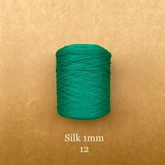 Cuộn sợi 100% Silk 1mm, 300g màu trơn