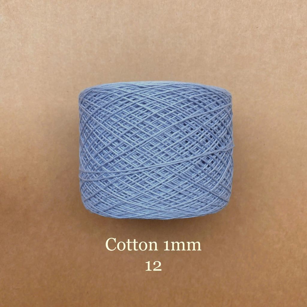 Sợi Cotton 1mm, 300g, đan móc áo, váy, khăn