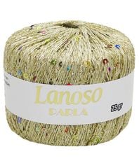 Sợi lấp lánh Parla nhập từ Lanoso, đan móc áo, váy, khăn