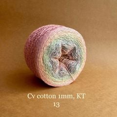 Sợi cầu vồng Cotton 1mm, kim tuyến
