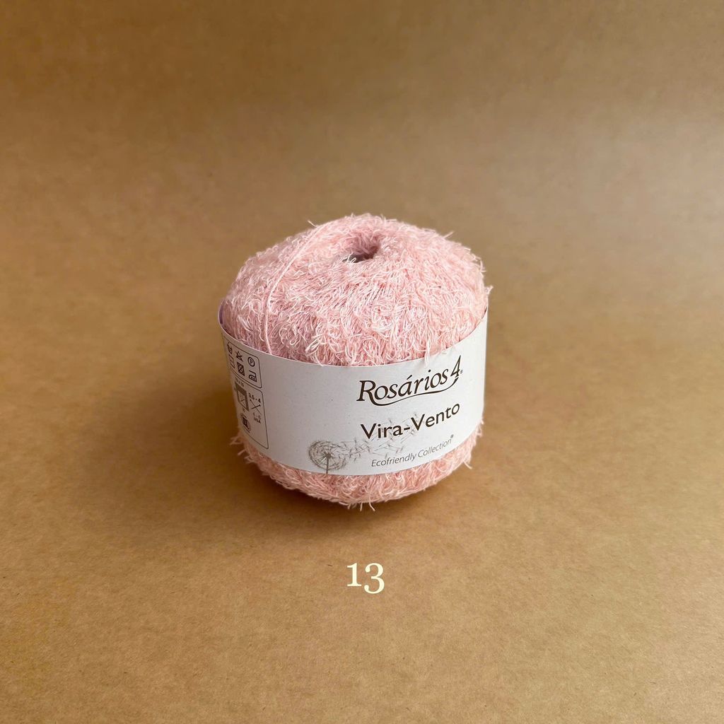 Sợi cotton Vira-Vento nhập từ Rosarios 4, đan móc áo, váy, khăn