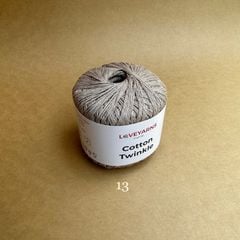 Sợi lấp lánh Cotton Twinkle nhập từ Loveyarns, đan móc áo, váy, khăn