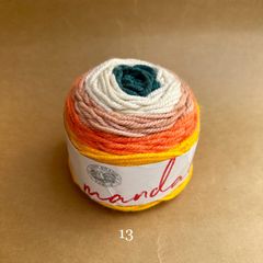 Len cầu vồng Mandala - Nhập khẩu từ hãng Lion Brand - 100% Premium Acrylic - 150gram dài 173m