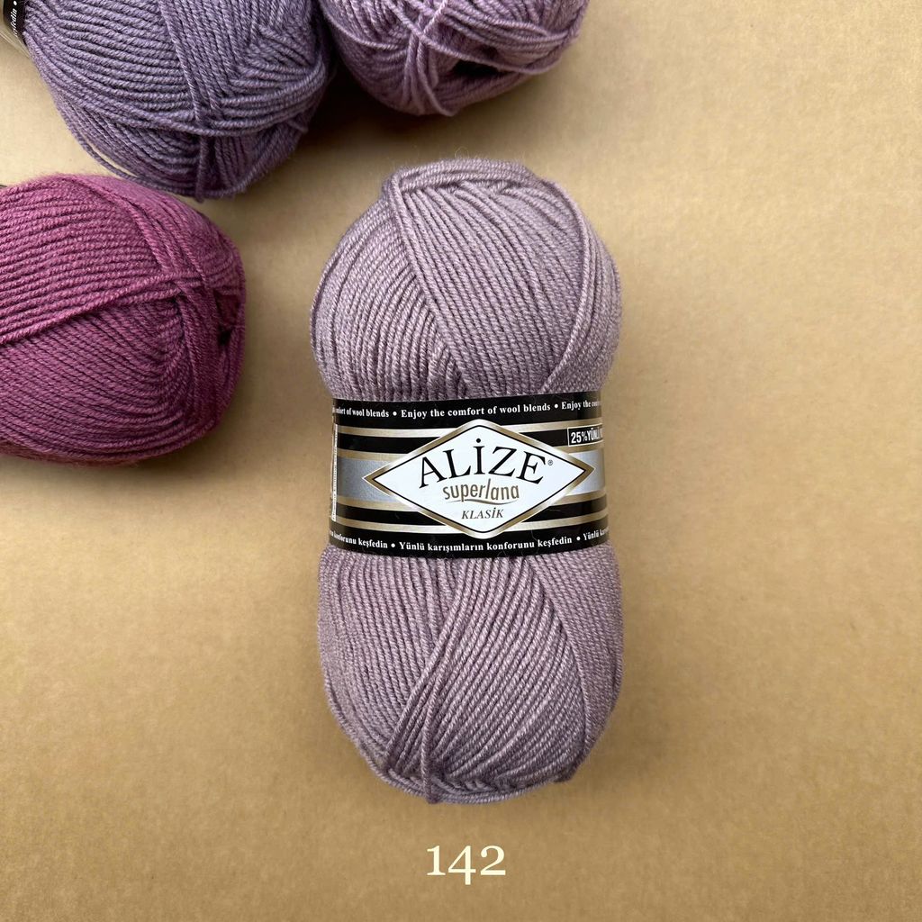 Len ấm Superlana Klasik nhập khẩu từ Alize Yarns đan móc nón, khăn, áo