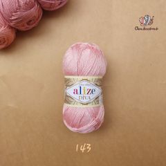 Sợi acrylic bóng Diva nhập khẩu từ Alize yarns đan móc bikini, áo, váy, thú, nón cực xinh