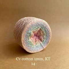 Sợi cầu vồng Cotton 1mm, kim tuyến