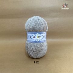 Cuộn len ấm Lanagold 800 hãng Alize siêu dôi, siêu ấm đan móc khăn, áo ấm cực thích