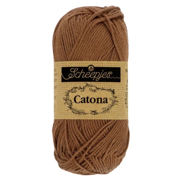 Sợi cotton Catona 50g - Scheepjes, đan móc áo, nón, búp bê