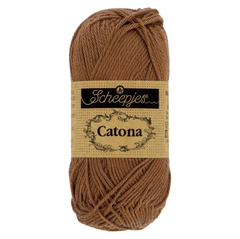 Sợi cotton Catona 50g - Scheepjes, đan móc áo, nón, búp bê