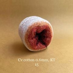 Sợi cầu vồng Cotton 0.6mm, kim tuyến