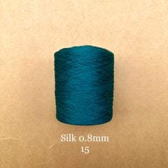 Cuộn sợi 100% silk 0.8mm màu trơn - 300gram