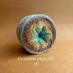 Sợi cầu vồng Cotton 1mm, kim tuyến