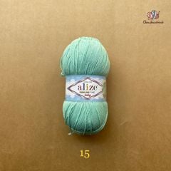 Len hè Cotton Gold Fine Baby nhập khẩu từ Alize Yarns, dành cho bé, đan móc áo, váy