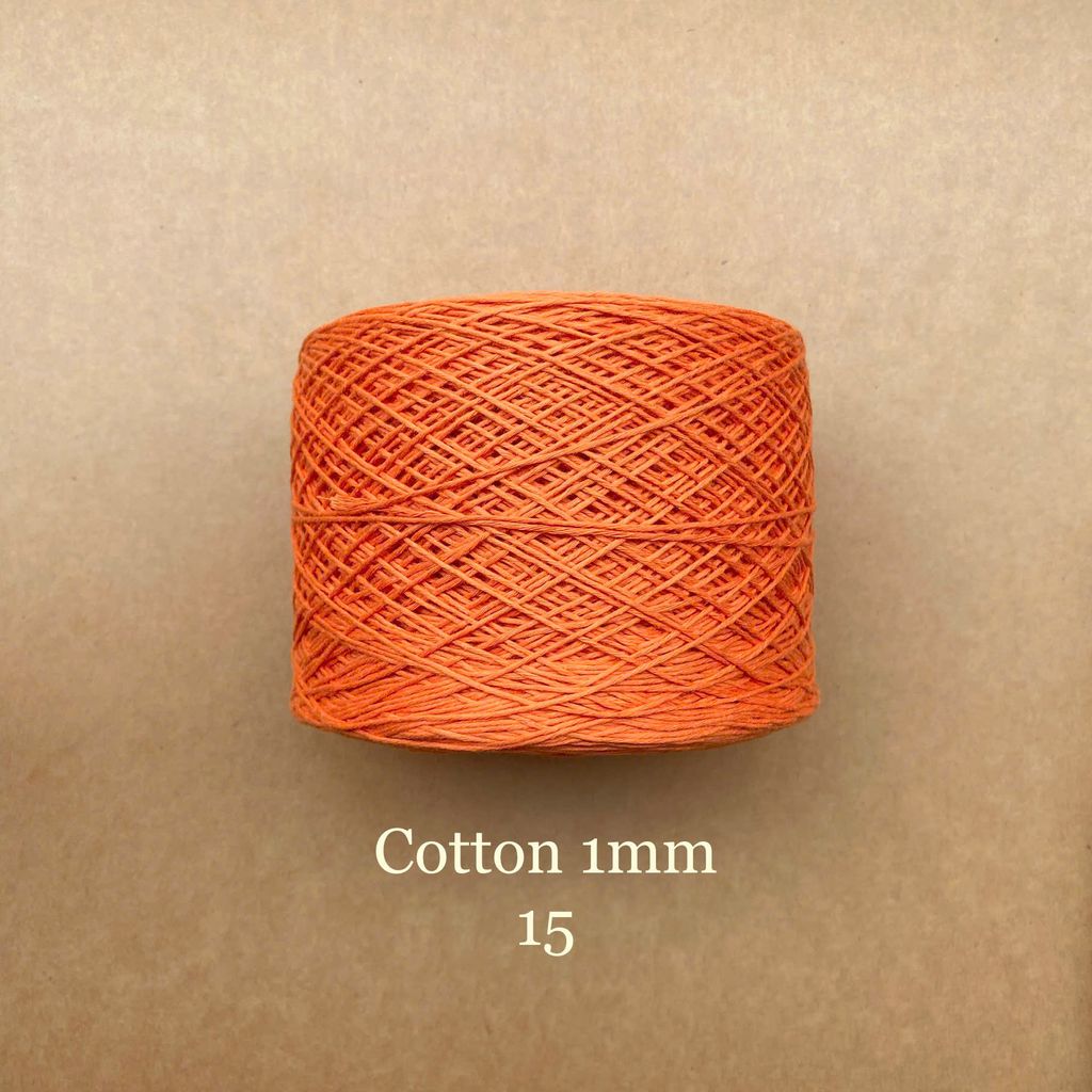 Sợi Cotton 1mm, 300g, đan móc áo, váy, khăn