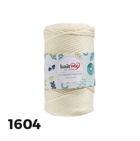 Sợi XL Polyester Makrome nhập khẩu từ Knitme,đan móc túi ví, đồ trang trí nội thất